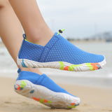 Blauwe Aquabeach strandschoenen
