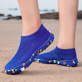 Blauwe Aquasoft strandschoenen