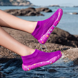 Aquasoft paarse strandschoenen